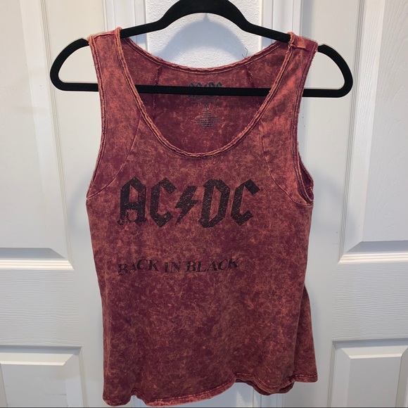 Tops - AC/DC ACID Washed tank. (CC1)